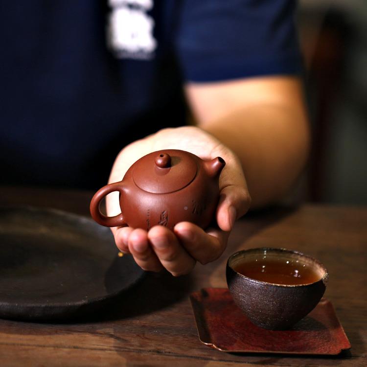 手工手工茶槽紫壶宜兴清底一紫砂堂砂壶茶AL品牌：壶壶初见1纯0砂