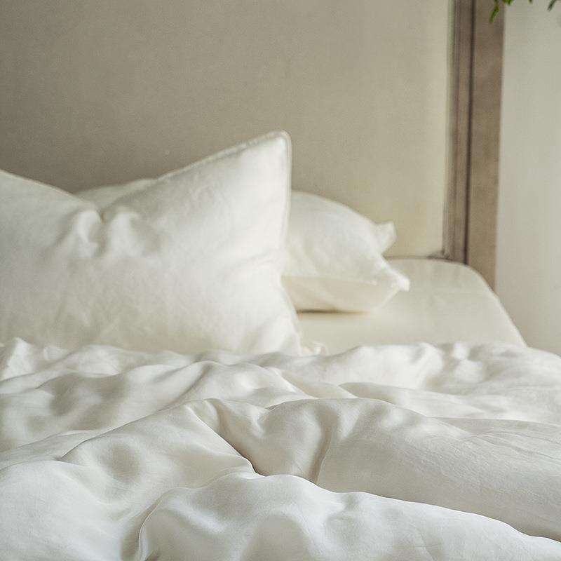 式屿川优选丝丨酵素水洗100支兰古精天四件套纯色被套日民子和宿