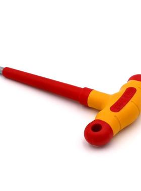 W六EDO维度绝缘注塑IN523A形内角扳手耐压100六0V电工专用T型内角