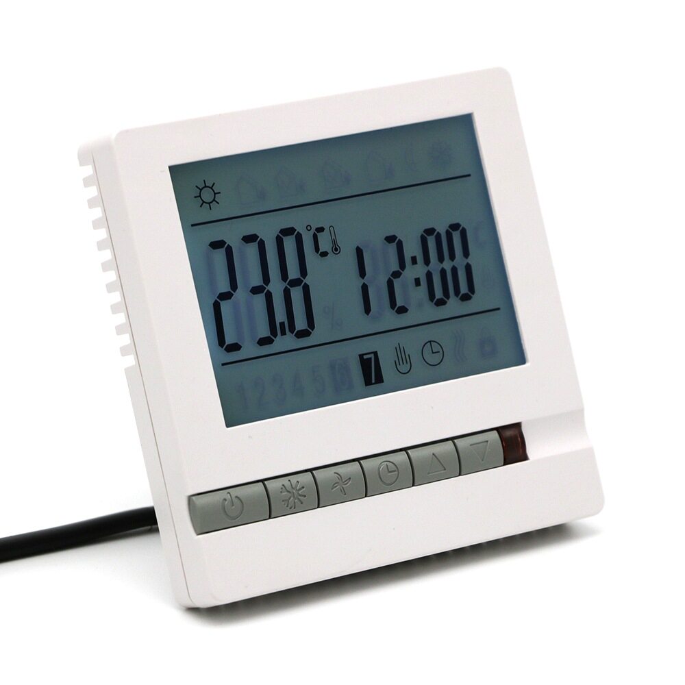 230V 25A电采暖厂家直销可外贸温度控制器显示屏可编程房间温控器