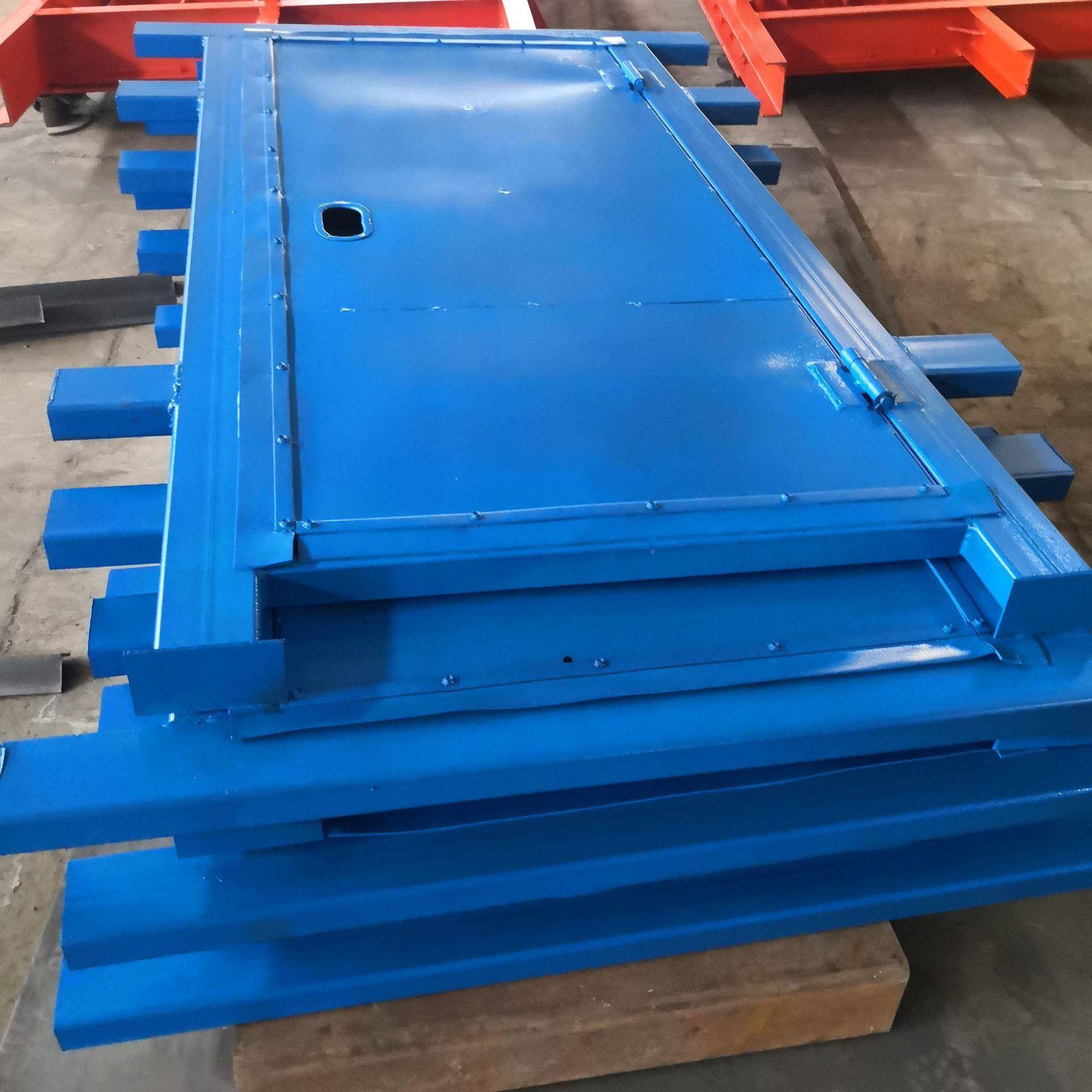 FM2.5*2.井0抗冲击波闭门煤矿下气无压密风门加厚55241动平板防水