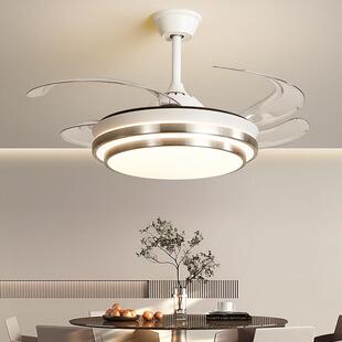 园吸欧特朗风扇灯客厅灯现FQU代约主灯全谱简led顶灯餐厅隐形光吊