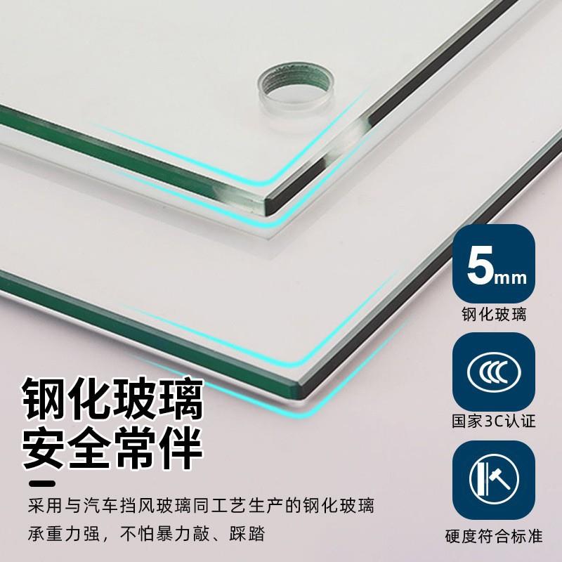 代卫生浴间简易淋浴房体钢化玻璃室推拉门厕所干湿HKD现分离淋整
