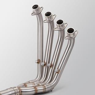 00无品牌 不S锈钢前段R7赛7吉村大六角尾段消声器 R赛8006全段套装