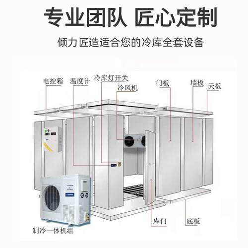 冰立方库冷库ZIC动全套设备保鲜库冷冷冻柜速冻库制冷机组移冷厂