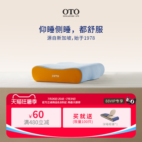 人体工学护颈枕 航天级记忆棉