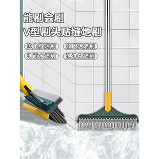 地板刷钢丝铁刷子刷地扫把不w锈钢卫生间厕所地缝刷硬毛铁丝钢丝