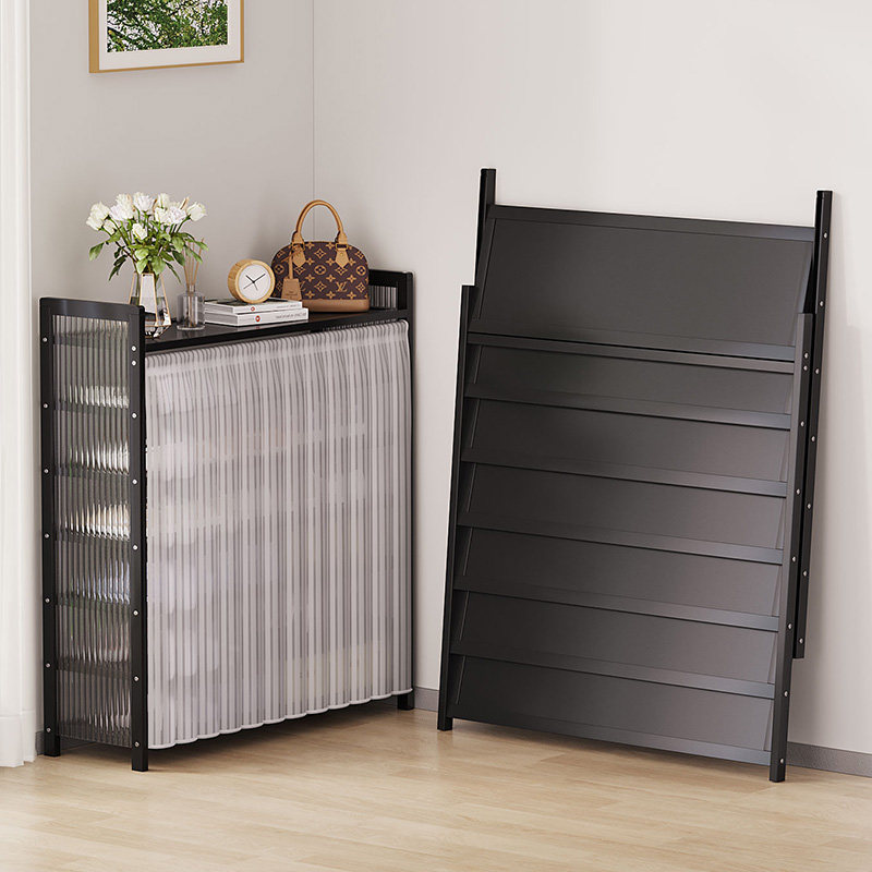 可折叠免安装鞋架家用门口收纳鞋柜子多层防尘简易落地楼道置物窄,住宅家具,折叠/组合鞋架,淘宝优惠券,粉丝福利购,淘宝优惠卷