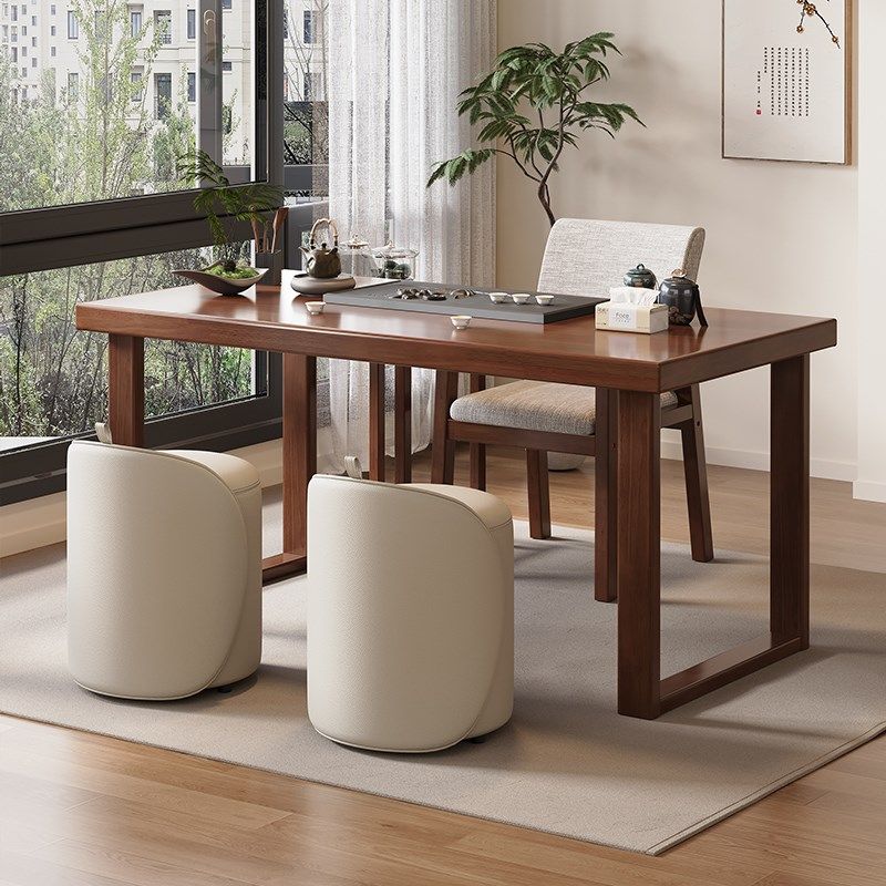 实木大板茶桌椅组合新中式家用客厅茶几茶台办公室现代简约泡茶桌,住宅家具,家用茶台/茶桌,淘宝优惠券,粉丝福利购,淘宝优惠卷