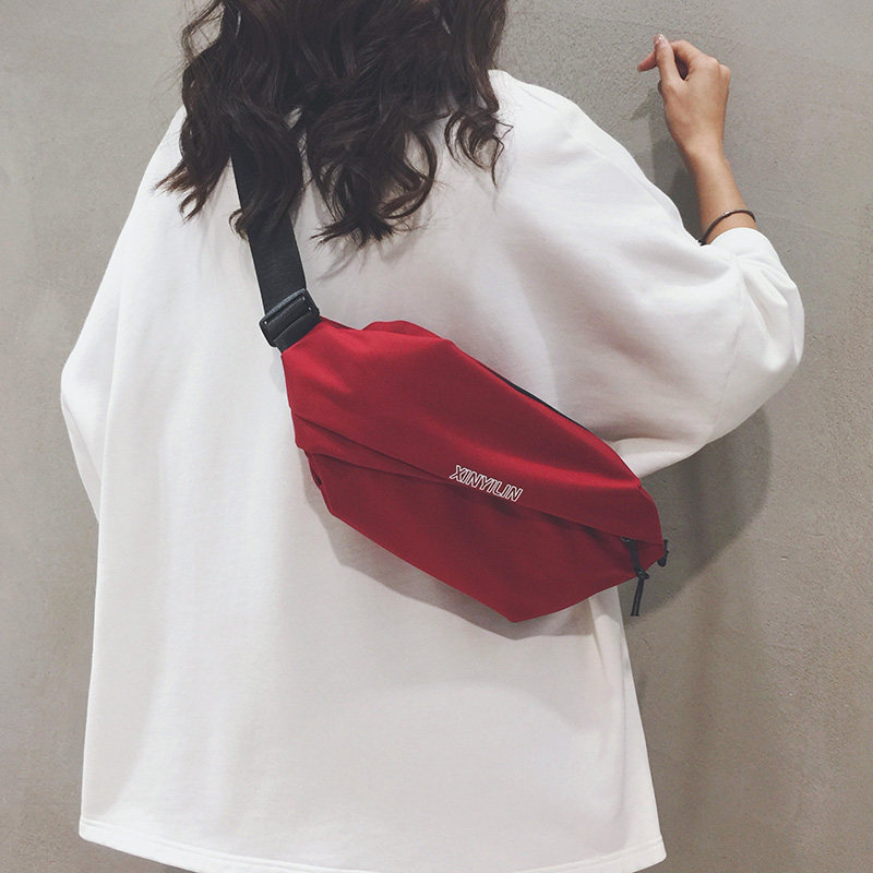 日系潮流胸包女时尚百搭单肩斜挎包男生机能骑行包腰包运动小挎包,箱包皮具/热销女包/男包,胸包,淘宝优惠券,粉丝福利购,淘宝优惠卷