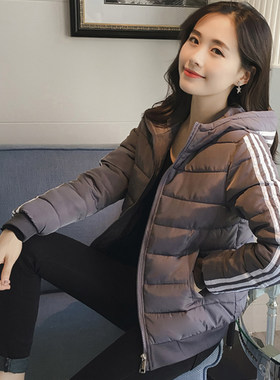 冬装女式小棉袄短款轻薄羽绒服棒球服棉袄外套2021新款潮学生上衣