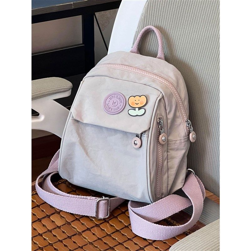 牛津布小众简约单双肩背包时尚防水迷你学生上课书包女式2024新款,箱包皮具/热销女包/男包,通用款女包,淘宝优惠券,粉丝福利购,淘宝优惠卷