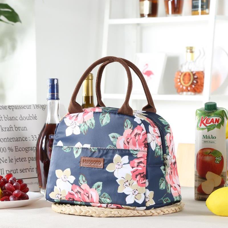 牛津布保温包 可DIY印花大容量母婴女士手提便铝箔便当包