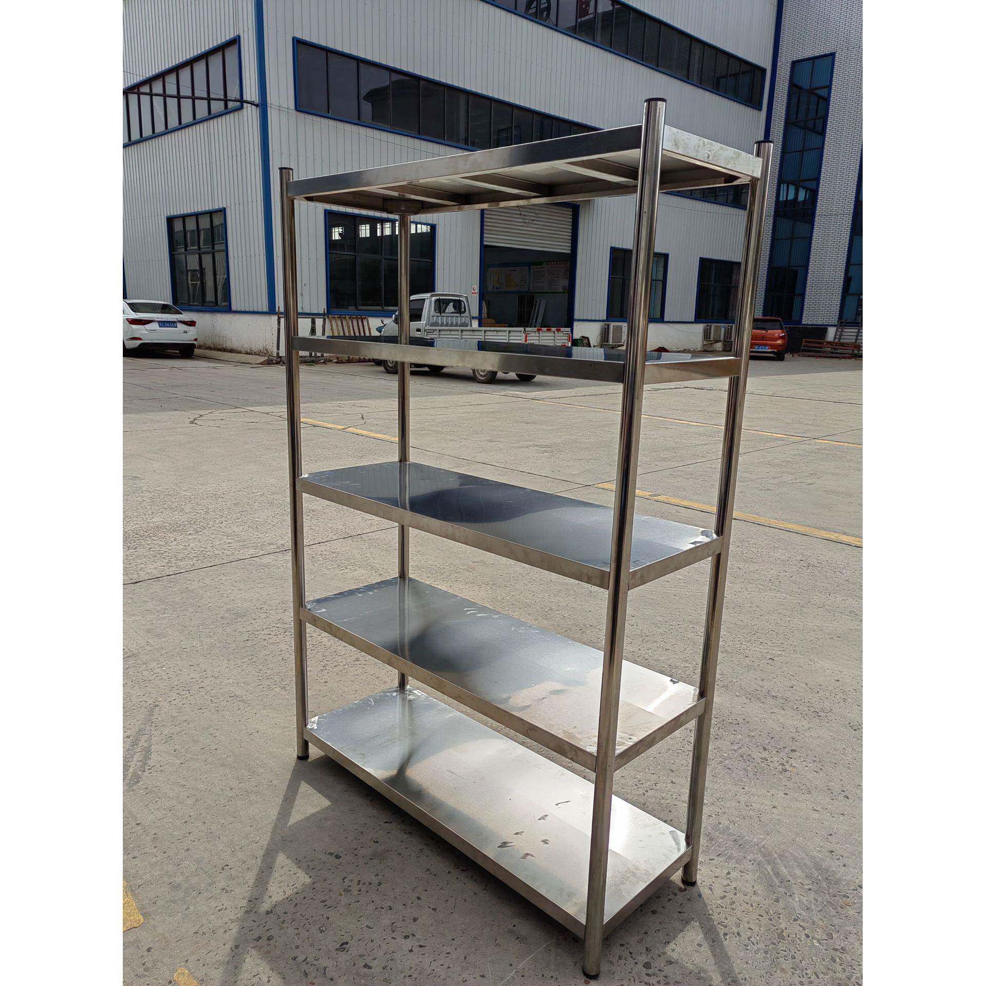 不锈钢储物架置物架辅料架不锈钢架子厨房厨具架杂物架货架多层架