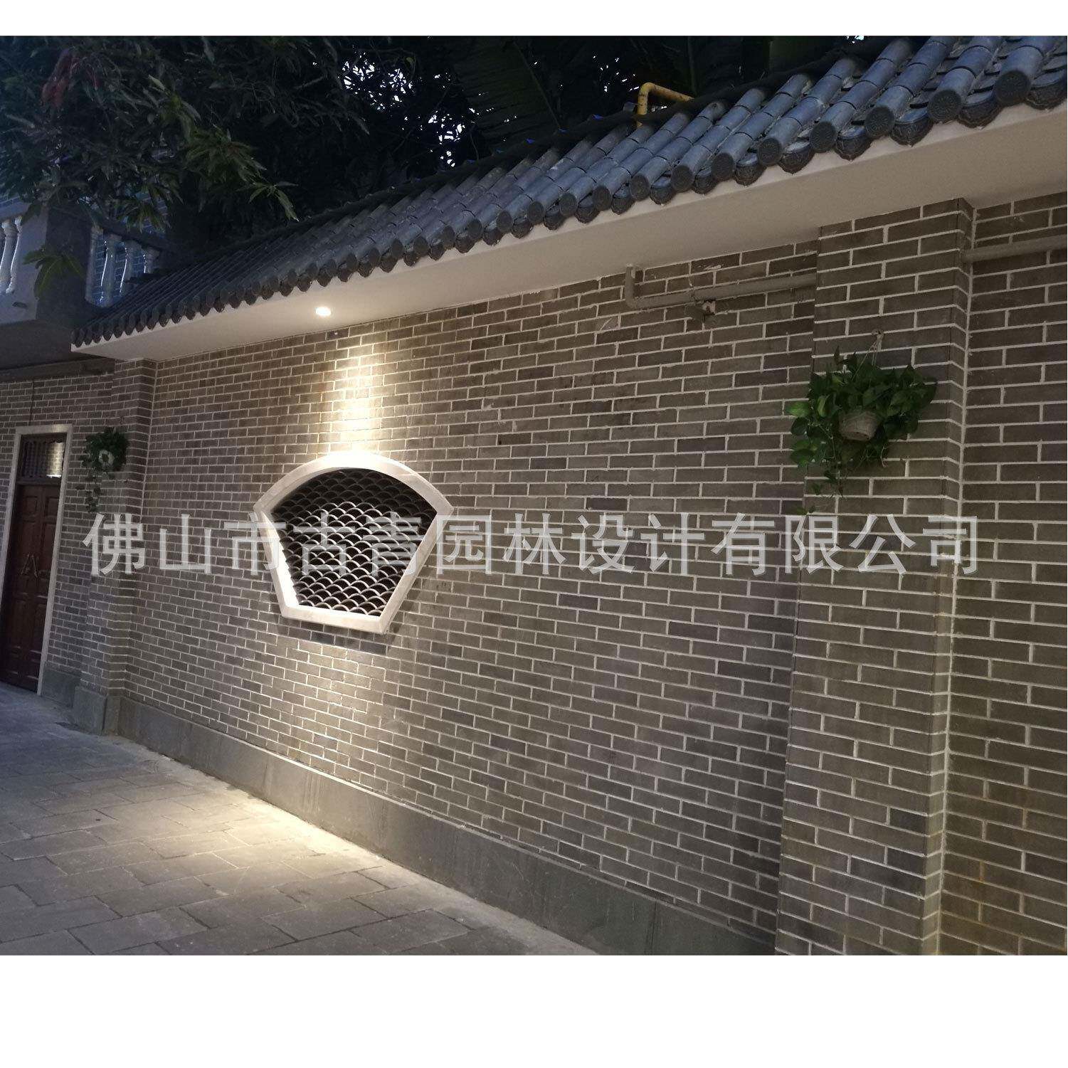 广东人造青砖片清水砖适用中式古典艺术风格岭南风机制青砖片