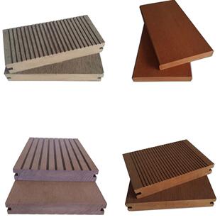 木塑地板WPC户外塑木花园庭院工程室外装饰实心木地板150*25防腐