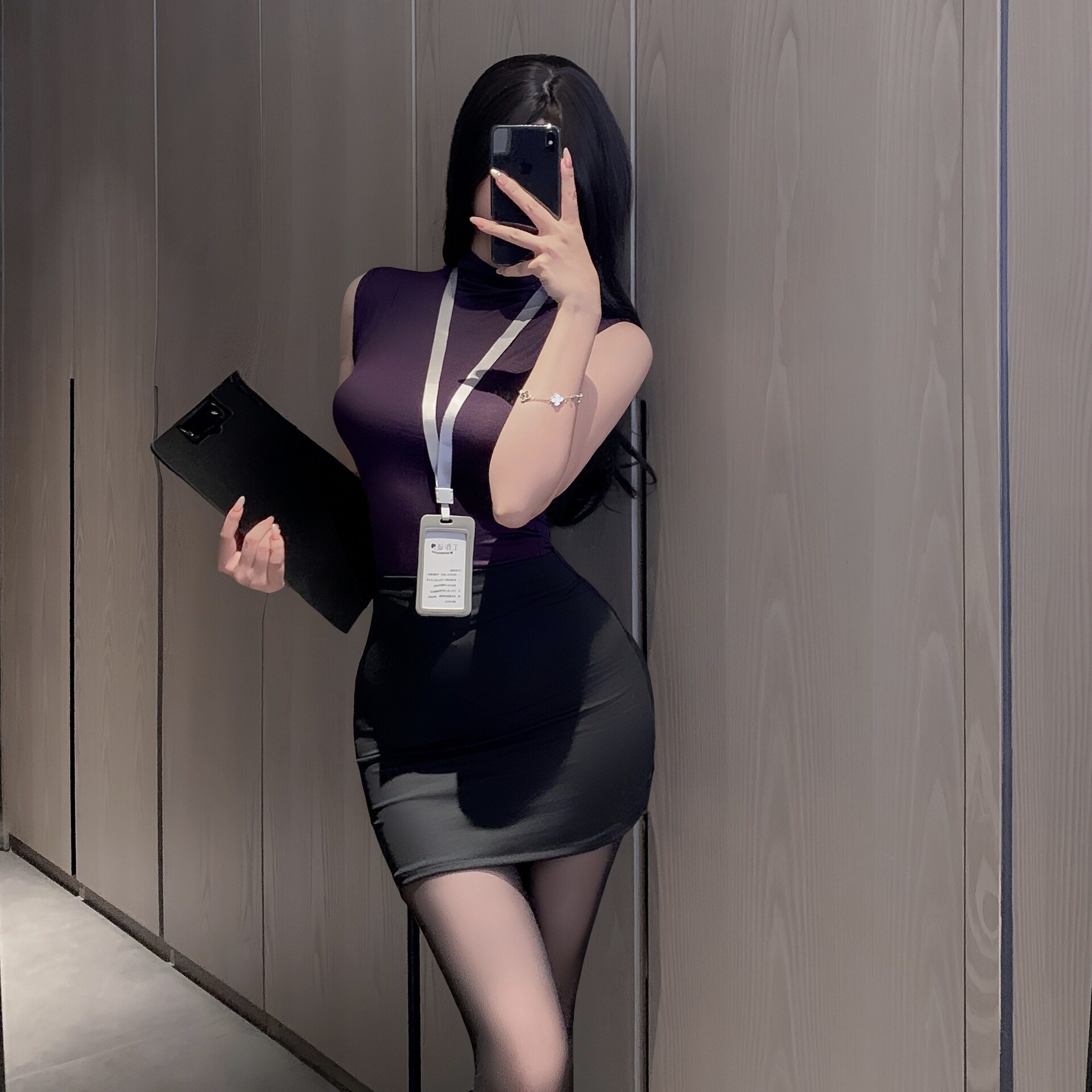 炽热 纯欲御姐OL秘书装cosplay老师办公室教师制服套装包臀裙