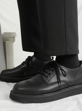 皮鞋男款商务正装真皮休闲 青年英伦学生公务员面试西装新郎结婚