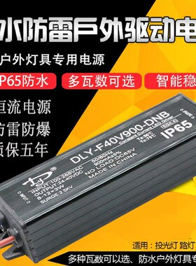 led恒流驱动电源投光路灯防水户外集成50W镇流器20W30W70W80W100W