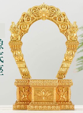 家用铜像底座供台家用桌面台子中式摆件