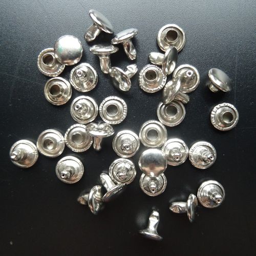 子母铆钉铆金属钉紧固件广告扇子铆钉塑料扇子配件空心铆钉铁钉