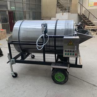 不锈钢马铃薯拌种机 连续型土豆大蒜种子包衣机 全自动无损拌药机