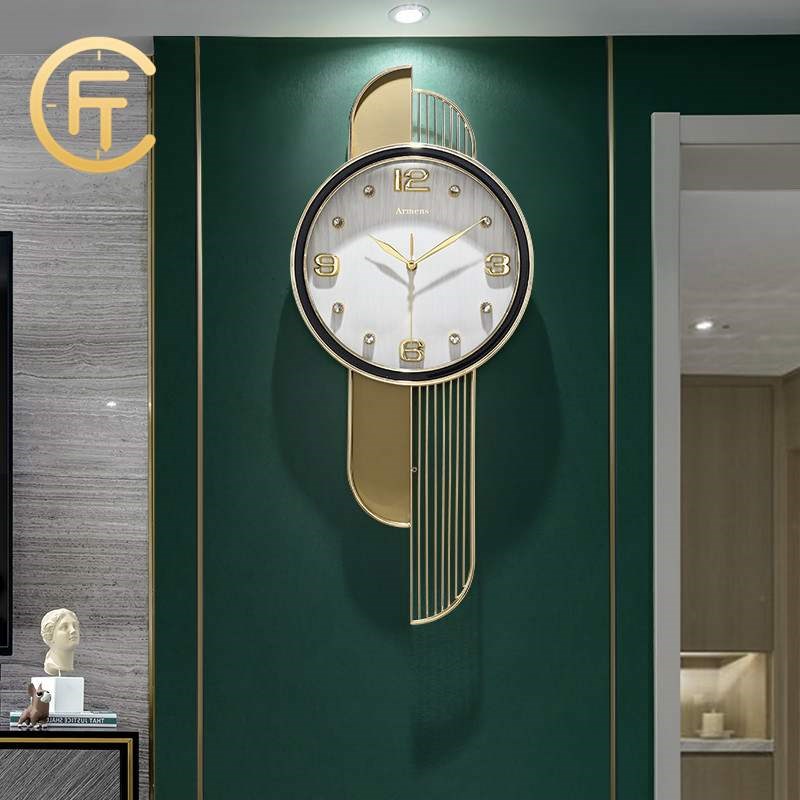 胖匠客厅欧式挂钟轻奢高档钟表家用时尚创意艺术个性大气乔迁送礼