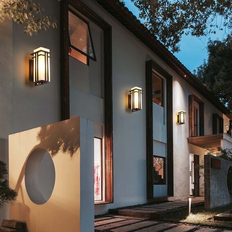 新中式户外防水壁灯过道走廊阳台楼梯大门口庭院灯外墙铁艺,家装灯饰光源,户外壁灯,淘宝优惠券,粉丝福利购,淘宝优惠卷