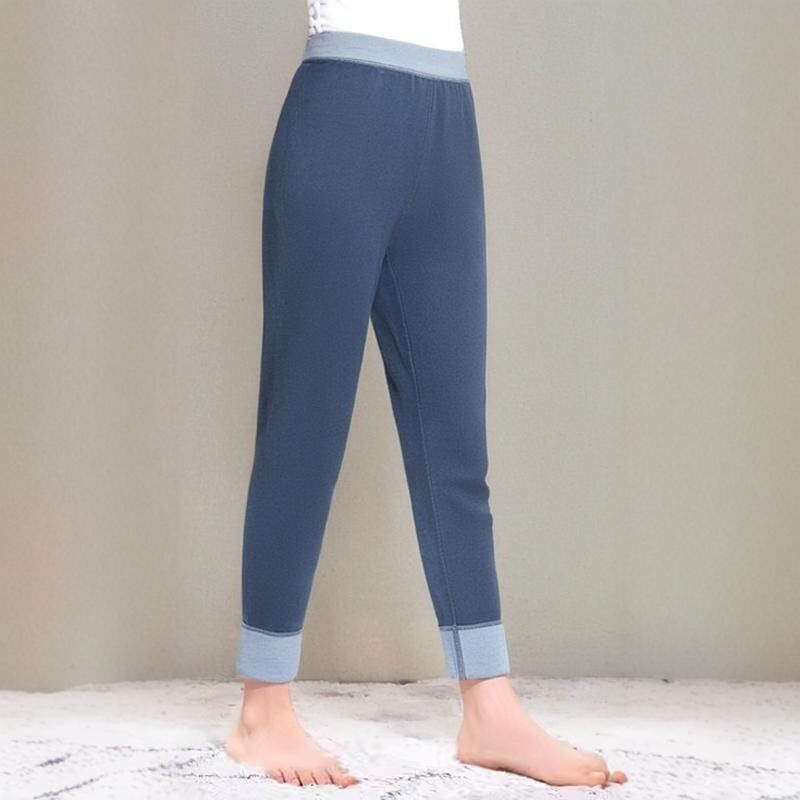 校服神器初冬儿童轻薄小奶皮厚款保暖秋裤男女打底棉毛裤