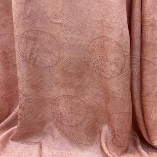 子旗袍汉服连衣裙半身裙布料 上衣裤 醋酸真丝 颗粒感提花