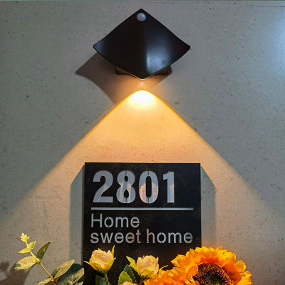 入户门口感应灯充电式免接线射灯免布线壁灯家用T玄关过道门牌灯