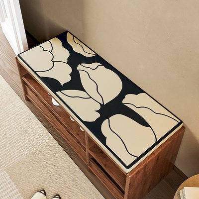 入户门换鞋凳坐垫pu皮抗菌可拆洗可定制卡座软包门口鞋柜垫子坐垫