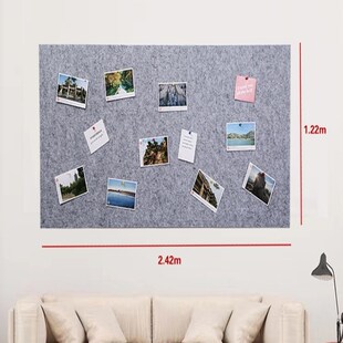 展示板背景墙防潮留言板隔音板墙贴板软木板公告栏照片墙毛毡板