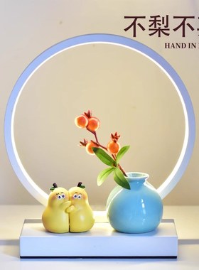 结婚礼物送新人中式闺蜜高档玄关摆件新婚高级感小众风不分离台灯