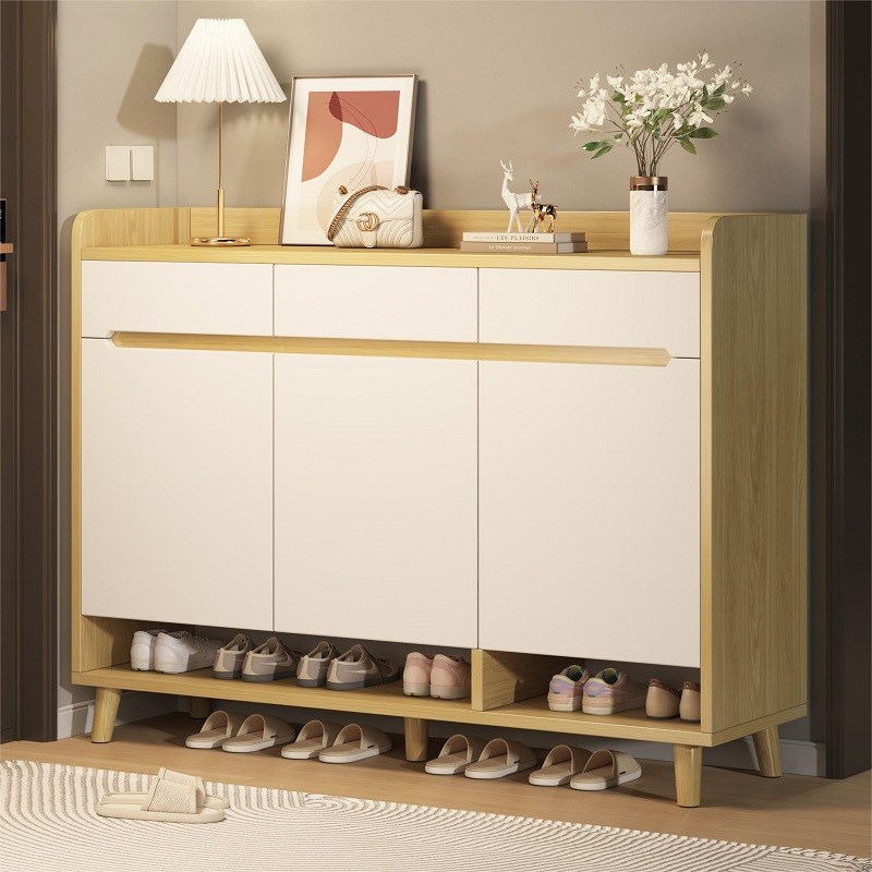 实木鞋柜家用门口入户室内玄关柜新款2024爆款储物柜一体收纳鞋架