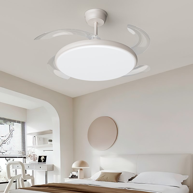 全光谱护眼智能卧室吊扇灯简约创意隐形静音客厅餐厅风扇吸顶灯