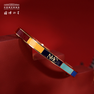 中国博物馆青云得路钛钢手镯创意首饰北京特色纪念品礼物女