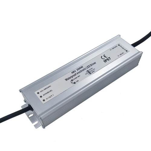 直销工业超薄防水电源48V200W恒压防水电源48V4.16A户外开关电源