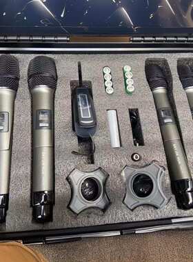 S98U段调频无线麦克风一拖四手持话筒KTV家庭娱乐K歌麦克风