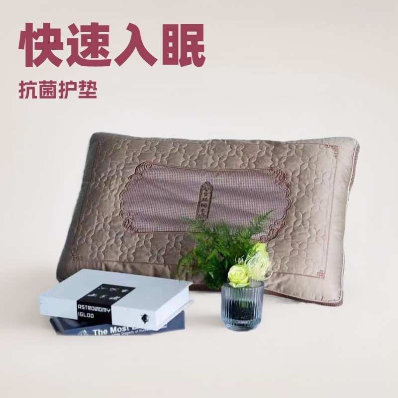 家用护颈椎枕头 抗菌安神床头金丝楠木枕高贵快速入眠学生宿舍