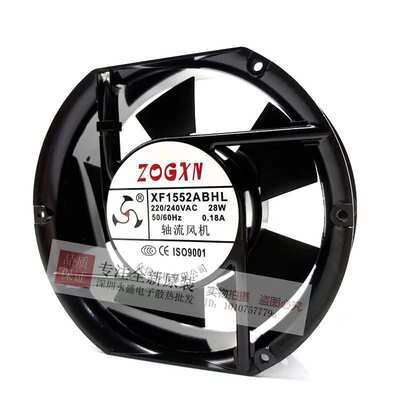 原装众信 轴流风机XF1552ABHL XF1553ABHL AC220V/380V 0.18A 28W