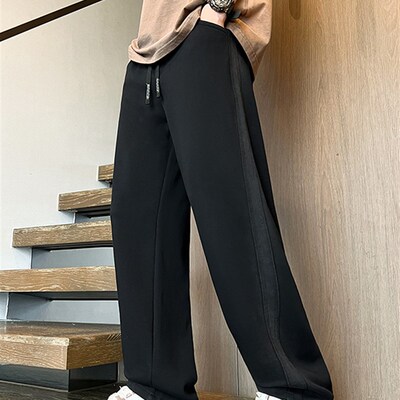 2025新款春秋季裤子男初高中学生运动休闲长裤青少年酷帅大童卫裤