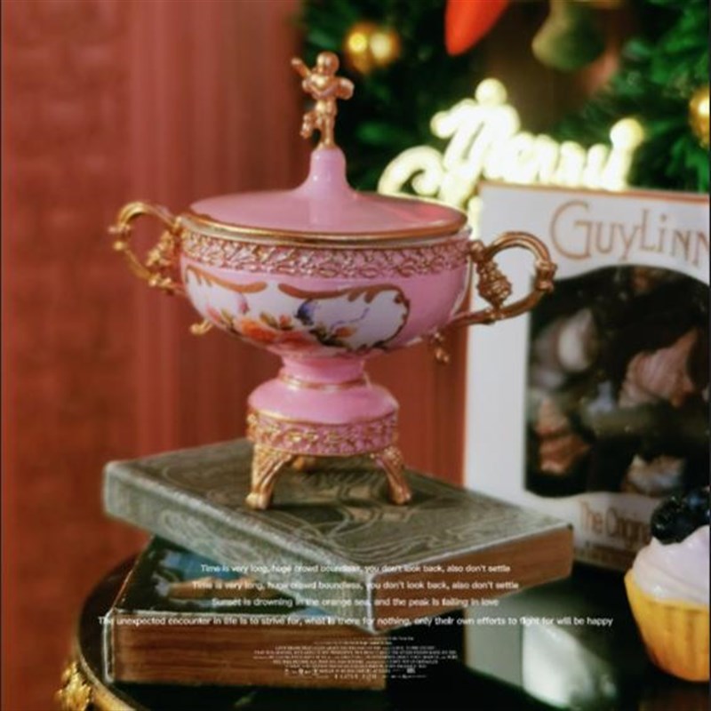 微观臻慕  6分欧式复古糖果罐微缩娃屋摆件