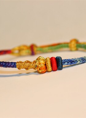 昌殊七慧手绳手工编织红绳情侣款学生手链礼物男女上岸绳闺蜜礼品