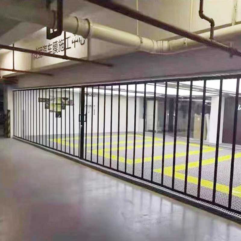 商场弧形折叠水晶门商铺门 门店侧卷铝合金折叠门 侧卷水晶推拉门