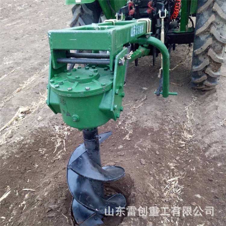 牵引式挖坑机 花键轴连接钻树坑机 种植树木打洞机 尺寸可加工