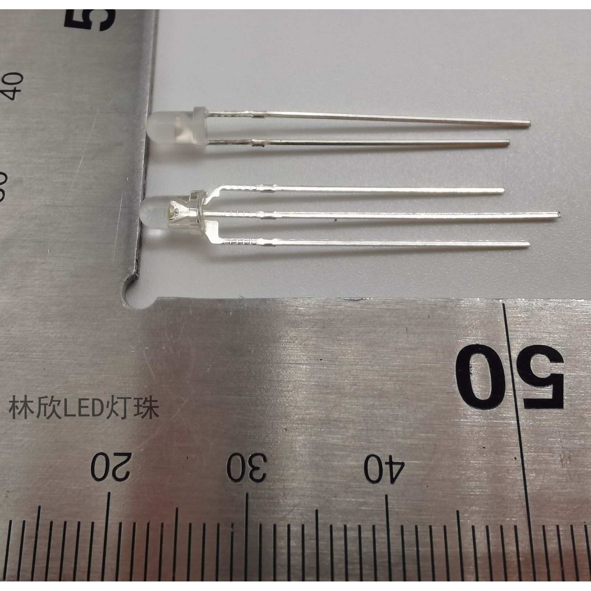 3mm红绿双色共阳共阴led灯珠充电指示灯f3发光二极管插件直插式