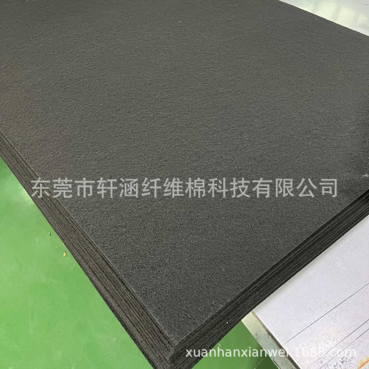 厂家直销活性炭净化器纤维状过滤器黑色活炭毯空气过滤棉