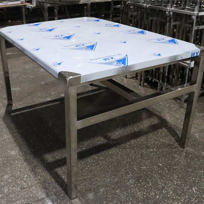 大型方形不锈钢折叠桌多尺寸饭堂客厅餐桌摆摊便携小方桌可折叠