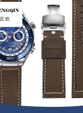 适用华为watch ultimate表带真皮华为ultimate手表带非凡大师纵横